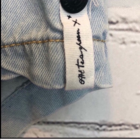 ONE TEASPOON   /Chambray Bobby Shorts - Picture 5 of 5